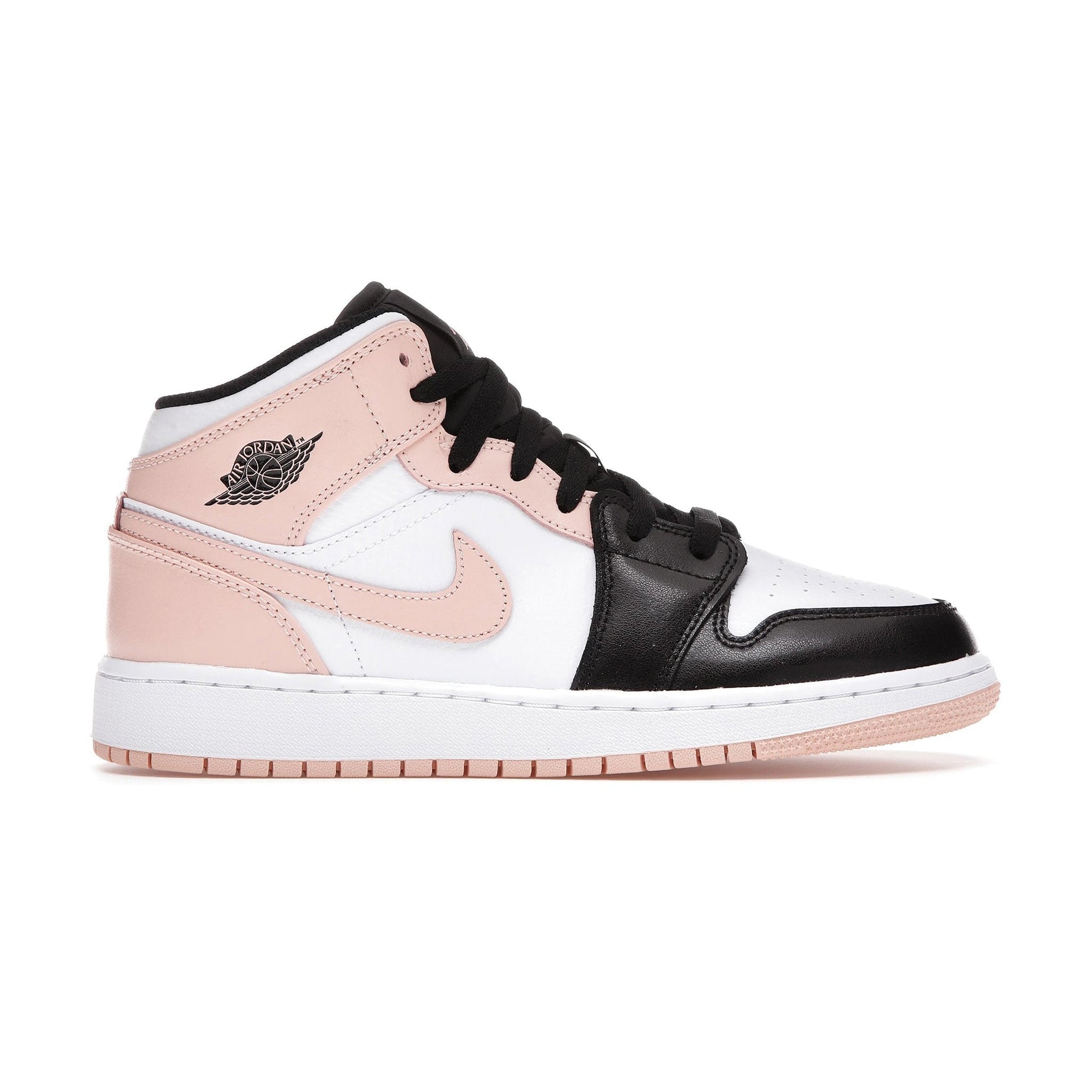Image of Air Jordan 1 Mid Crimson Tint Toe (GS)